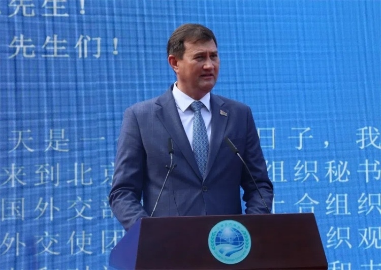 白俄羅斯外交部長(zhǎng)馬克西姆·雷任科夫出席活動(dòng)并致辭。主辦方供圖