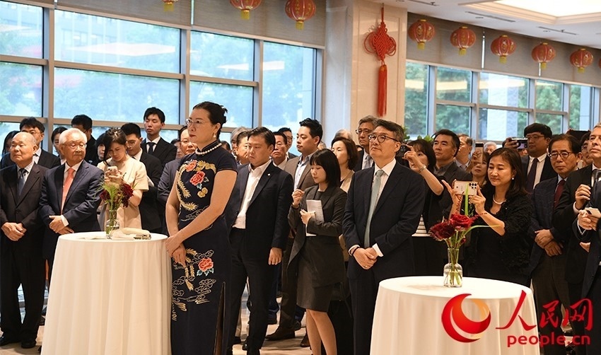 招待會現(xiàn)場。人民網(wǎng) 李帆攝