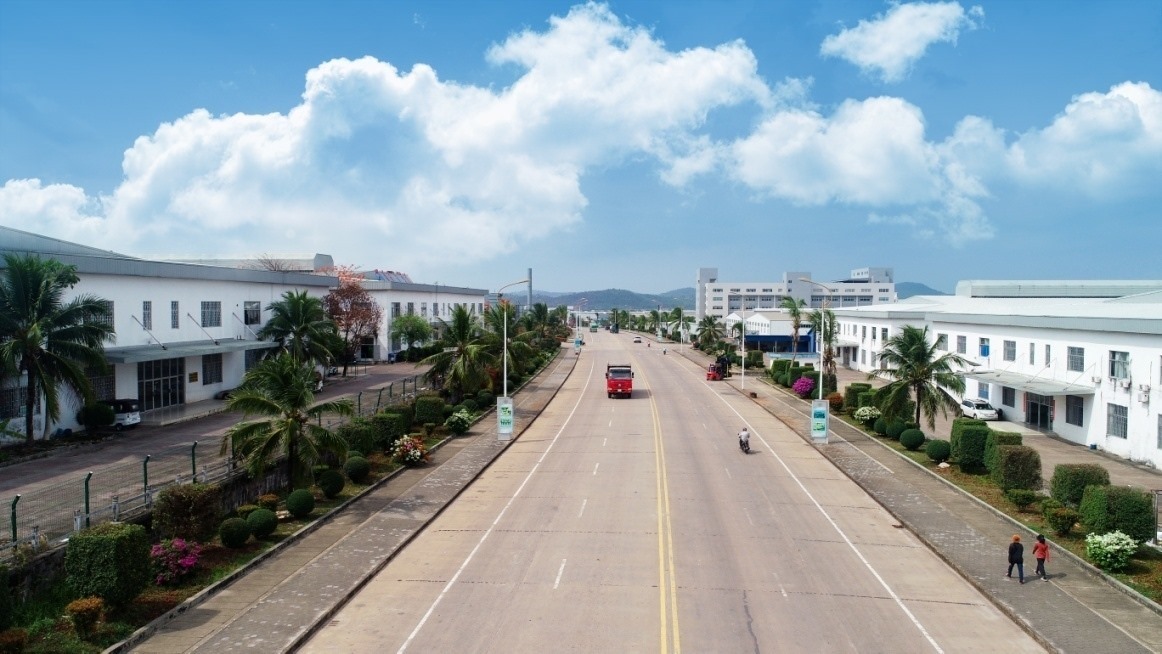 西哈努克港經(jīng)濟(jì)特區(qū)園區(qū)。西港特區(qū)公司供圖