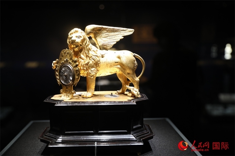 展覽“傳奇之旅：馬可·波羅與絲綢之路上的世界”展品。人民網(wǎng) 殷韜攝