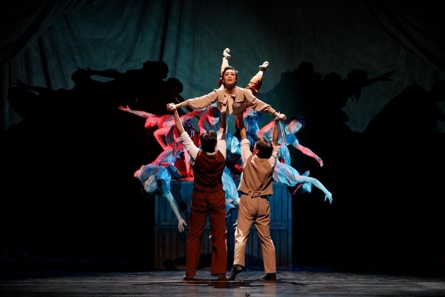 舞劇《熱血當歌》演出現(xiàn)場。主辦方供圖