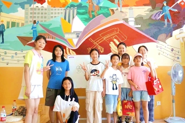 同濟大學(xué)師生暑期支教。校方供圖