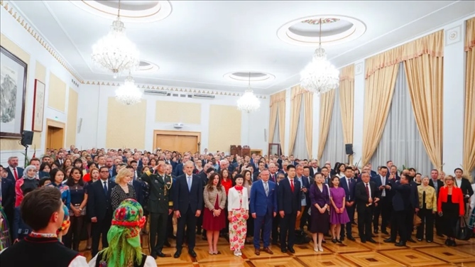 招待會(huì)現(xiàn)場(chǎng)。中國(guó)駐波蘭大使館供圖