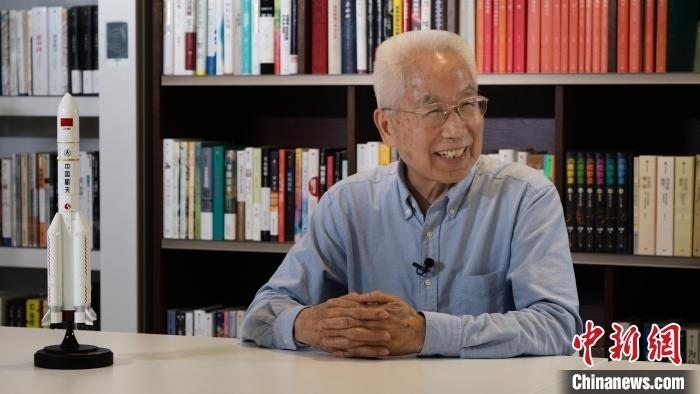 中國(guó)工程院院士龍樂豪。(中國(guó)運(yùn)載火箭技術(shù)研究院供圖)