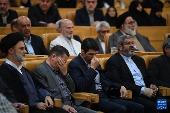 這是10月7日在伊朗首都德黑蘭拍攝的第七屆聲援巴勒斯坦兒童和青少年國際會議現(xiàn)場。新華社記者 沙達(dá)提 攝