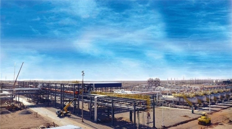 油田廠區(qū)一景。中國海油供圖