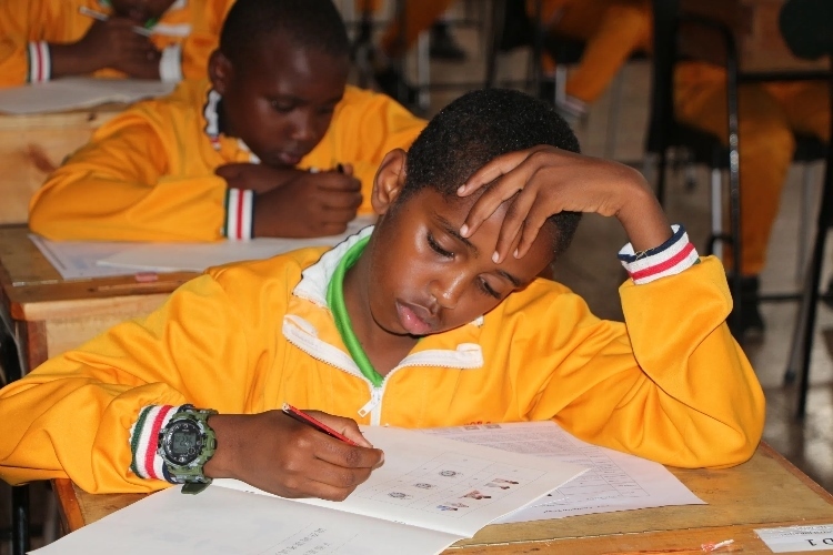 考場現(xiàn)場。埃格頓大學(xué)孔子學(xué)院供圖