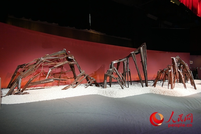 《鑄魂五岳》。人民網(wǎng)記者 韋衍行攝