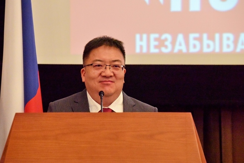 新華出版社社長(zhǎng)匡樂(lè)成致辭。 主辦方供圖