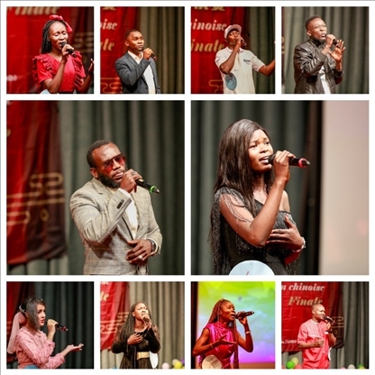 參與決賽的歌手。中國(guó)石油非洲公司供圖