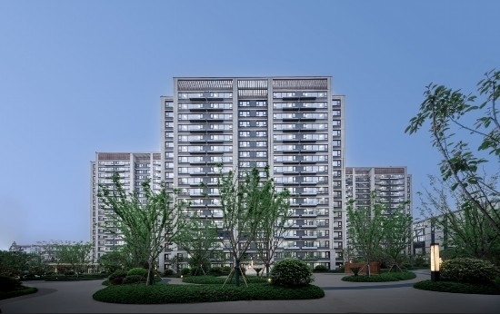 圖為改造后的中鐵臻庭小區(qū)整體外觀。王碩敏 攝