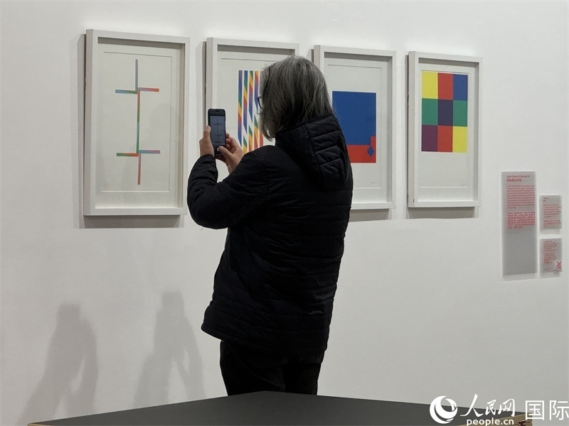 11月8日，觀眾在“瑞士經(jīng)典設計展”作品前駐足欣賞。人民網(wǎng) 謝瑩攝 