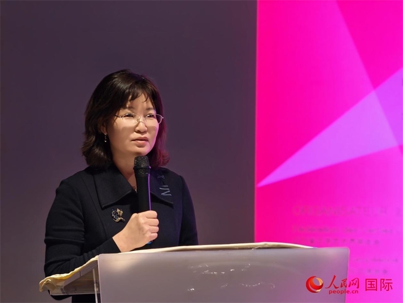 遼寧省文聯(lián)黨組書記、主席邵玉英致辭。人民網(wǎng)記者 于超凡攝