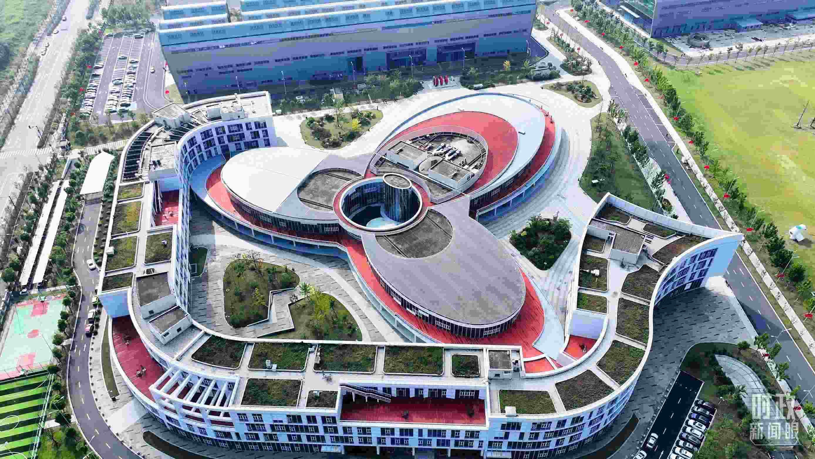 △位于合肥未來大科學(xué)城的聚變堆主機關(guān)鍵系統(tǒng)綜合研究設(shè)施園區(qū)。（總臺記者陳志猛拍攝）