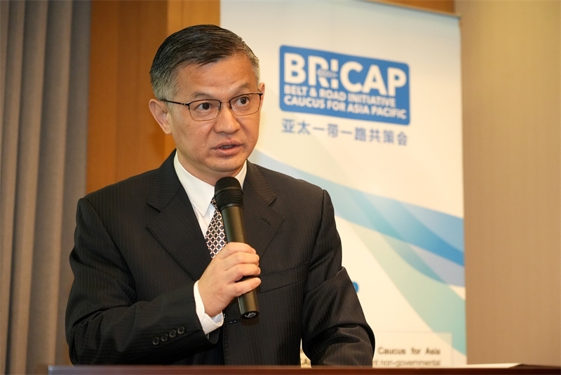 鄭學(xué)方作主旨演講。主辦方供圖