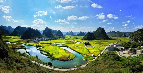 廣西天等都康田園風光。主辦方供圖