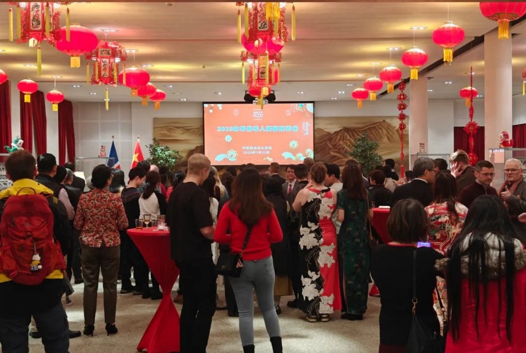 新春招待會現場。中國駐冰島大使館供圖