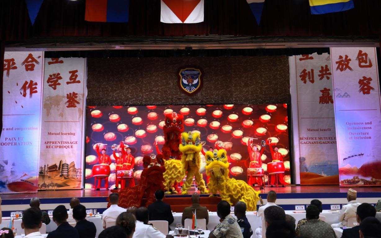 舞獅表演《金獅送福》。主辦方供圖