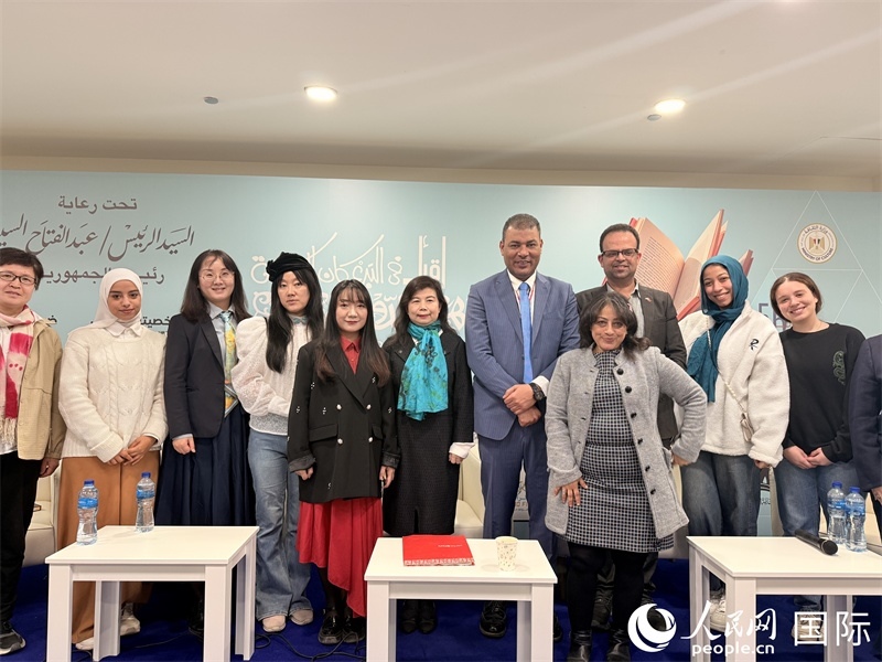 “中國與埃及：古往今來的聯(lián)系”主題分享會(huì)，人民網(wǎng)記者黃培昭攝