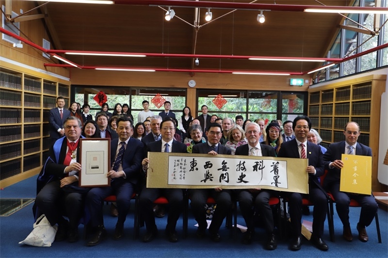 《宋畫全集》亮相劍橋大學(xué)李約瑟研究所。主辦方供圖