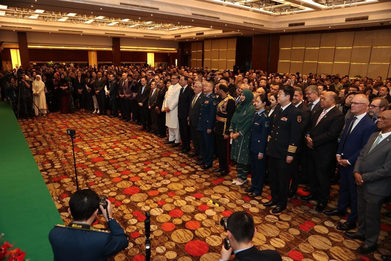 招待會現(xiàn)場。巴基斯坦駐華大使館供圖