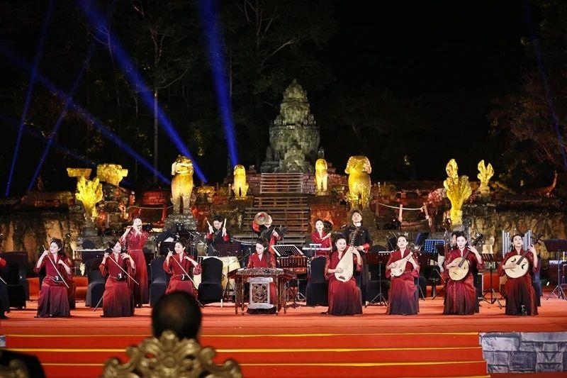 2024年1月13日，在柬埔寨暹粒舉行的“中柬人文交流年”啟動(dòng)儀式。