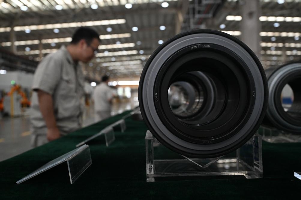 這是洛陽軸承集團股份有限公司生產的軸承產品。新華社記者 李嘉南 攝