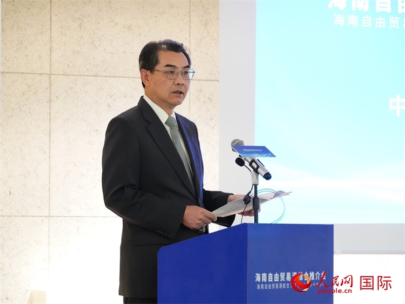 中國(guó)駐日本大使吳江浩致辭。人民網(wǎng) 許可攝